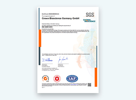 ISO 45001-2018 Certificate